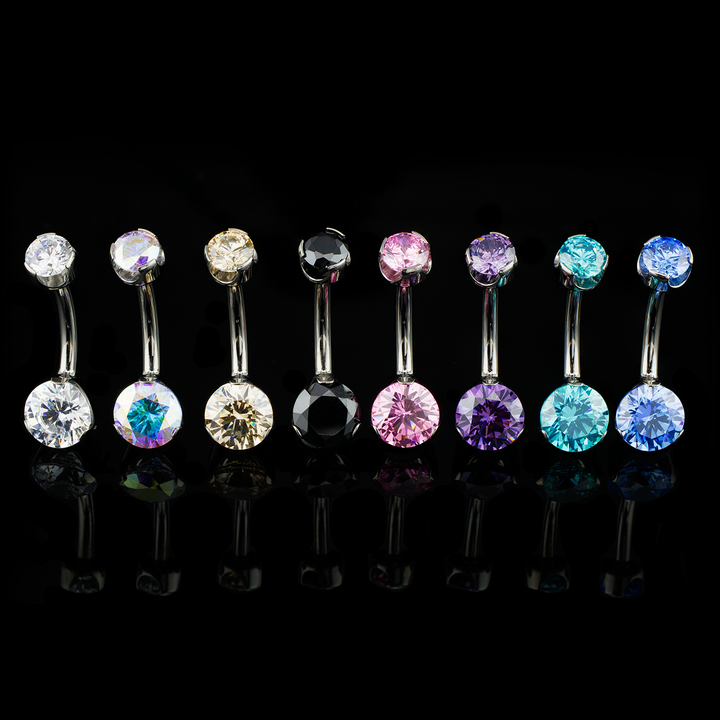 Prong Set Navel Curve