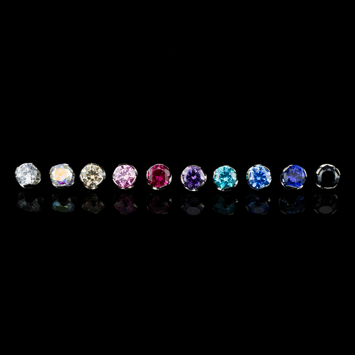 Threaded Prong Set Gems