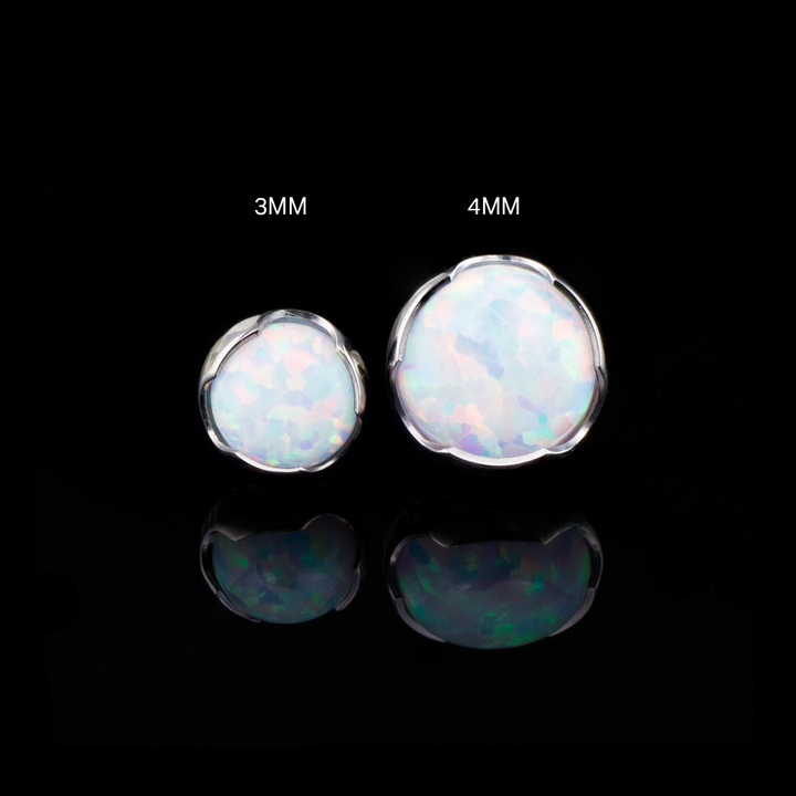 Threaded Prong Set Opal