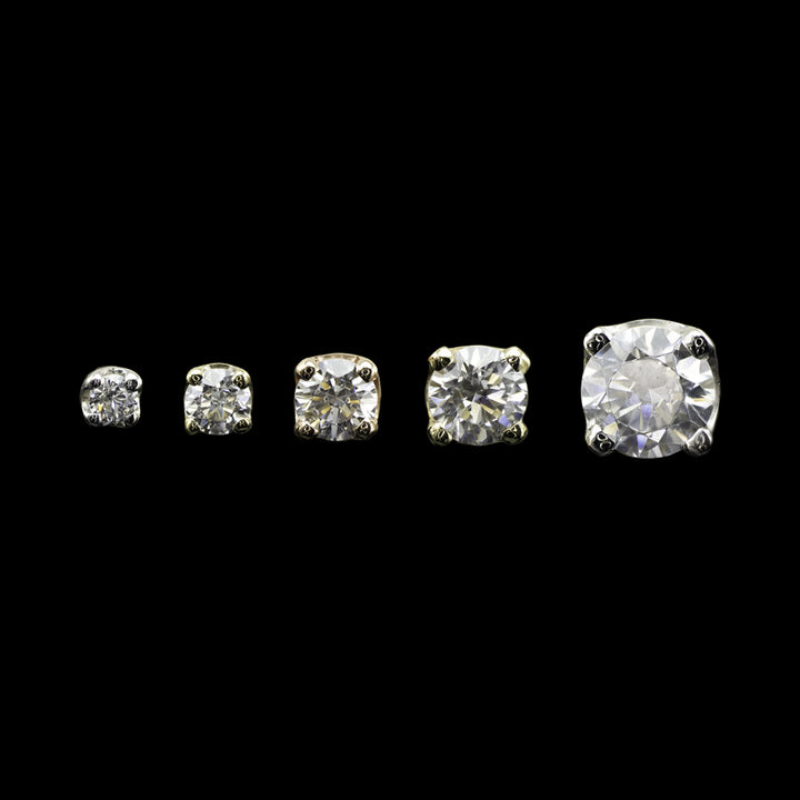 Prong Set CZ Threadless End