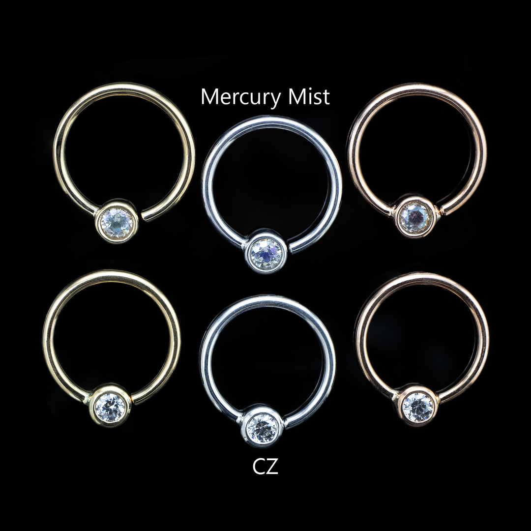 Fixed Bezel Seam Ring