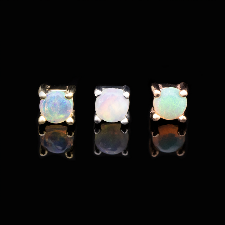 Opal Prong Threadless End