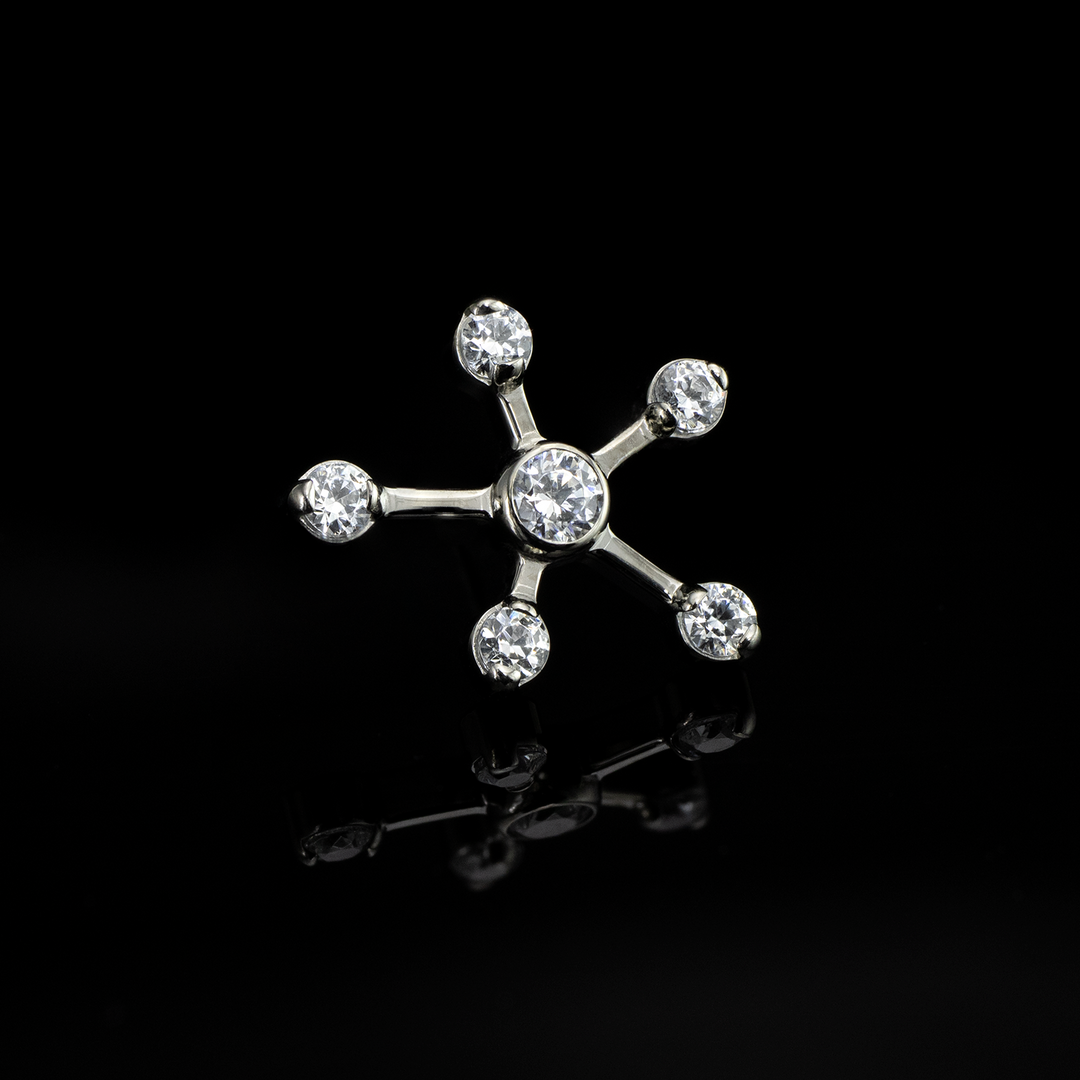Threadless Sputnik End - Titanium