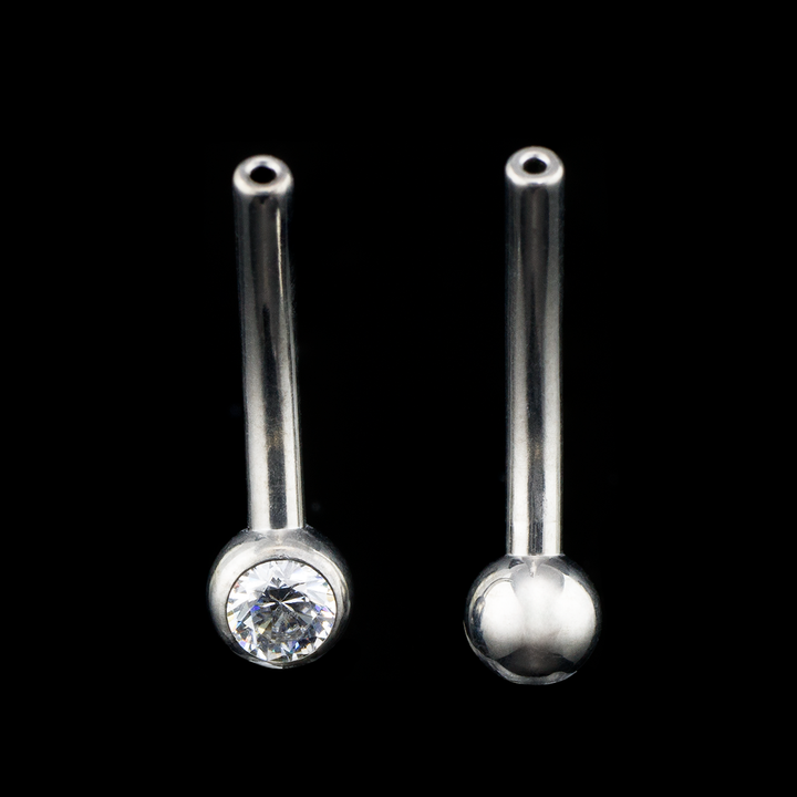 Threadless 16 Gauge Curved Barbell