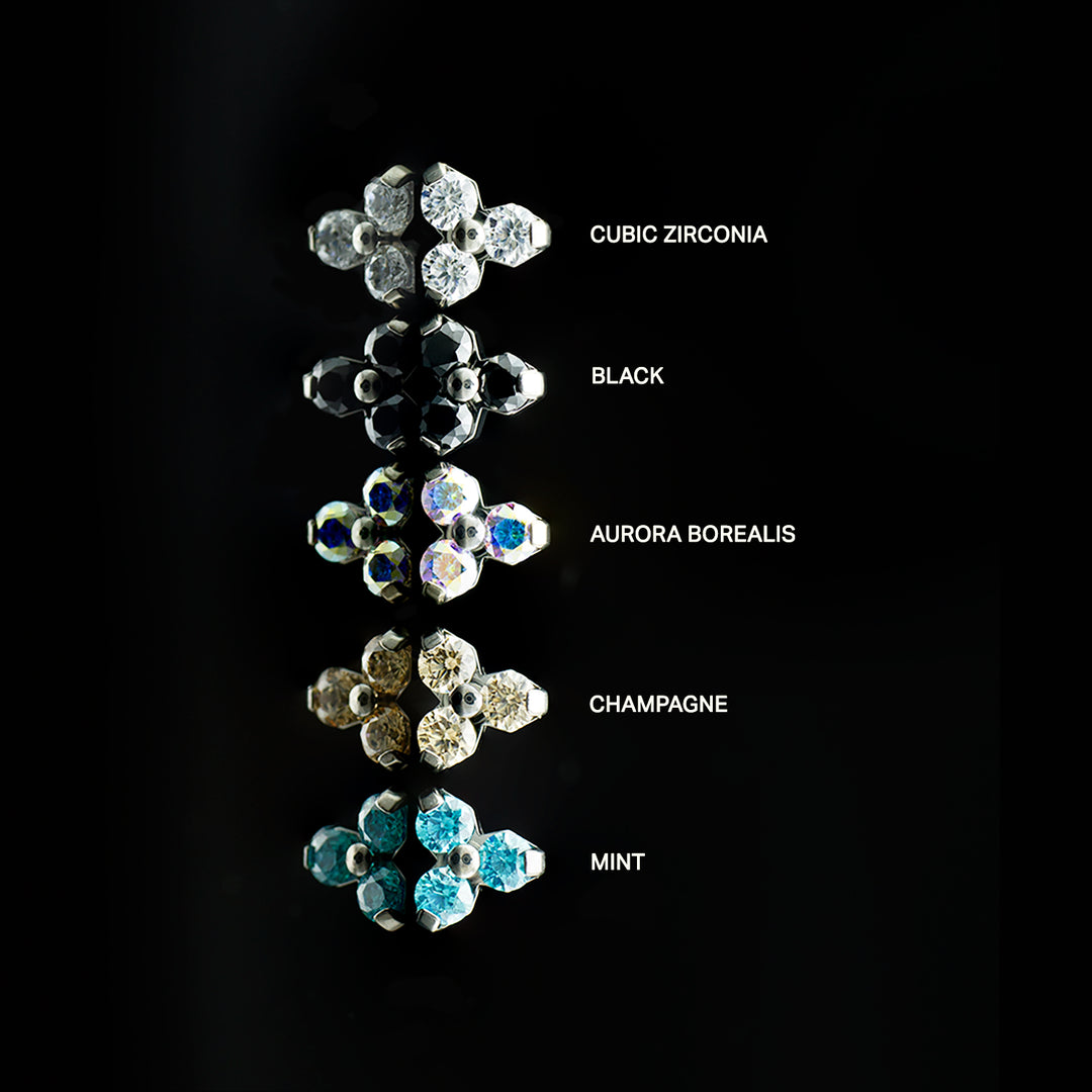 Trinity Threadless End - Titanium