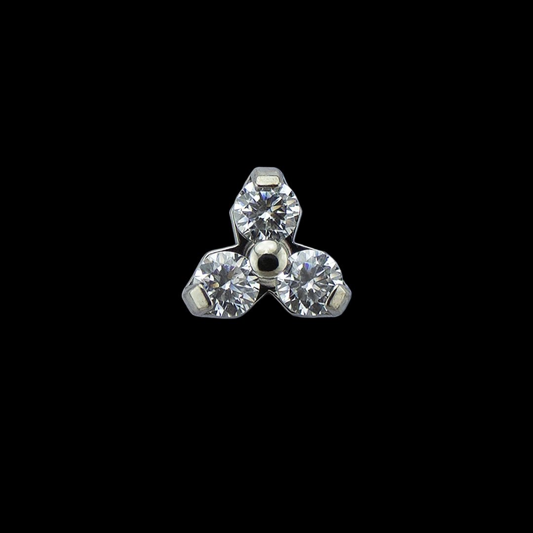 Trinity Threadless End - Titanium